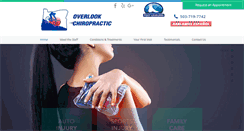 Desktop Screenshot of overlookchiropractic.com